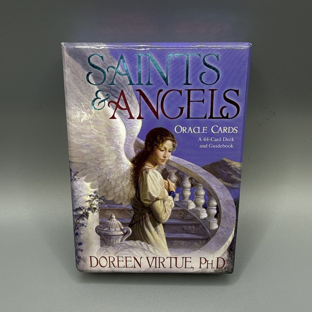 2005 Saints & Angels Oracle Cards Doreen Virtue 44 Card Deck & Guidebook NIB